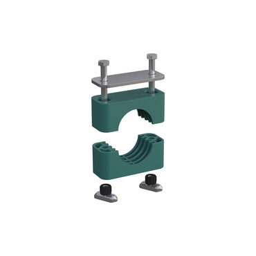 Clamp assembly Standard series with hexagon rail nut